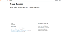 Desktop Screenshot of groupbolasepak.blogspot.com