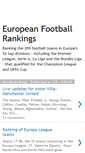 Mobile Screenshot of europeanfootyrankings.blogspot.com