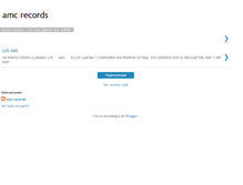 Tablet Screenshot of amcrecords.blogspot.com