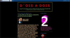 Desktop Screenshot of doisadois.blogspot.com