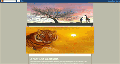 Desktop Screenshot of partilhadaalegria.blogspot.com