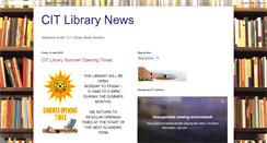 Desktop Screenshot of citlibrarynews.blogspot.com