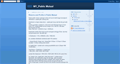 Desktop Screenshot of mypublicmutual.blogspot.com