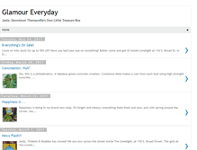 Tablet Screenshot of glamoureveryday.blogspot.com