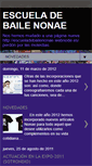 Mobile Screenshot of escueladebailenonae.blogspot.com