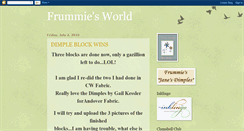Desktop Screenshot of frummiesworld.blogspot.com