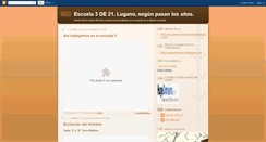Desktop Screenshot of escuela3de21.blogspot.com