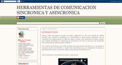 Desktop Screenshot of herramientasincronicayasincronica.blogspot.com