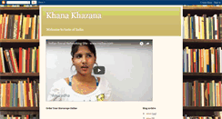 Desktop Screenshot of khana-khazana-cookery.blogspot.com