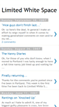 Mobile Screenshot of limitedwhitespace.blogspot.com
