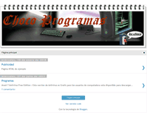 Tablet Screenshot of chocoprogramas.blogspot.com