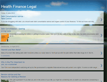 Tablet Screenshot of healthfinancelegal.blogspot.com