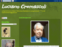 Tablet Screenshot of lucianocremascoli.blogspot.com