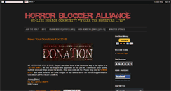 Desktop Screenshot of horrorbloggeralliance.blogspot.com