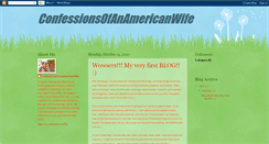 Desktop Screenshot of confessionsofanamericanwife.blogspot.com