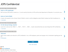 Tablet Screenshot of jcpsconfidential.blogspot.com