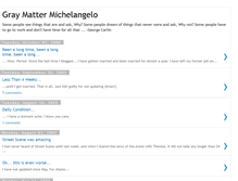 Tablet Screenshot of graymattermichelangelo.blogspot.com