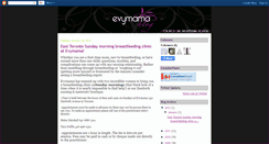 Desktop Screenshot of evymama.blogspot.com