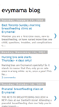 Mobile Screenshot of evymama.blogspot.com