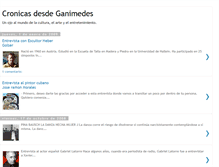 Tablet Screenshot of cronicasdesdeganimedes.blogspot.com