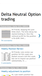 Mobile Screenshot of deltaneutraloptiontrading.blogspot.com