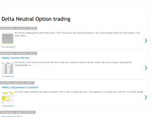 Tablet Screenshot of deltaneutraloptiontrading.blogspot.com