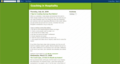 Desktop Screenshot of coachinginhospitality.blogspot.com