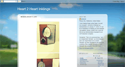 Desktop Screenshot of heart2heartinklings.blogspot.com