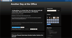 Desktop Screenshot of princesspissant-anotherdayattheoffice.blogspot.com