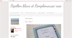 Desktop Screenshot of papillonblancetpamplemousserose.blogspot.com