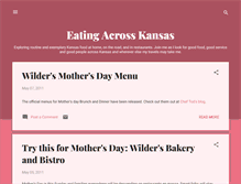 Tablet Screenshot of eatingacrosskansas.blogspot.com