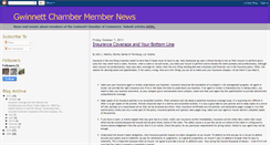 Desktop Screenshot of gwinnettchambermembernews.blogspot.com