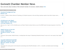Tablet Screenshot of gwinnettchambermembernews.blogspot.com
