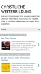 Mobile Screenshot of christ-ausbildung.blogspot.com