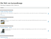 Tablet Screenshot of kurzundknap.blogspot.com