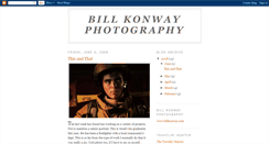 Desktop Screenshot of billkonwayphotography.blogspot.com