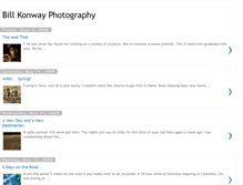 Tablet Screenshot of billkonwayphotography.blogspot.com