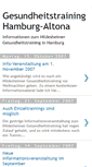 Mobile Screenshot of gesundheitstraining.blogspot.com