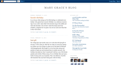 Desktop Screenshot of marygraceblog.blogspot.com