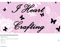 Tablet Screenshot of iheartcreating.blogspot.com