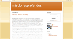 Desktop Screenshot of misclonespreferidos.blogspot.com