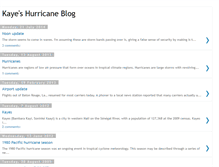 Tablet Screenshot of hurricaneupdate.blogspot.com