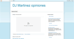 Desktop Screenshot of martinezdjopiniones.blogspot.com