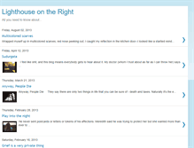 Tablet Screenshot of lighthouseontheright.blogspot.com