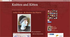 Desktop Screenshot of knittenandkitten.blogspot.com