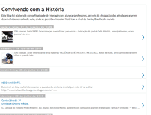 Tablet Screenshot of convivendocomahistoria.blogspot.com