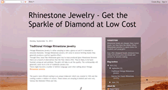 Desktop Screenshot of jewelryrhinestone.blogspot.com
