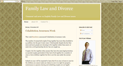 Desktop Screenshot of familylawanddivorceblog.blogspot.com