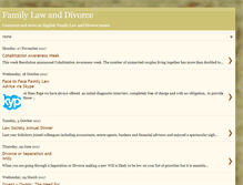 Tablet Screenshot of familylawanddivorceblog.blogspot.com