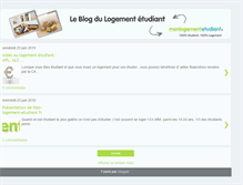 Tablet Screenshot of mon-logement-etudiant.blogspot.com